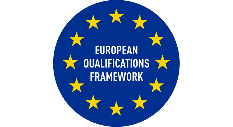European Qualifications Framework logo, the system behind Level 5 TEFL certification for teaching in Europe