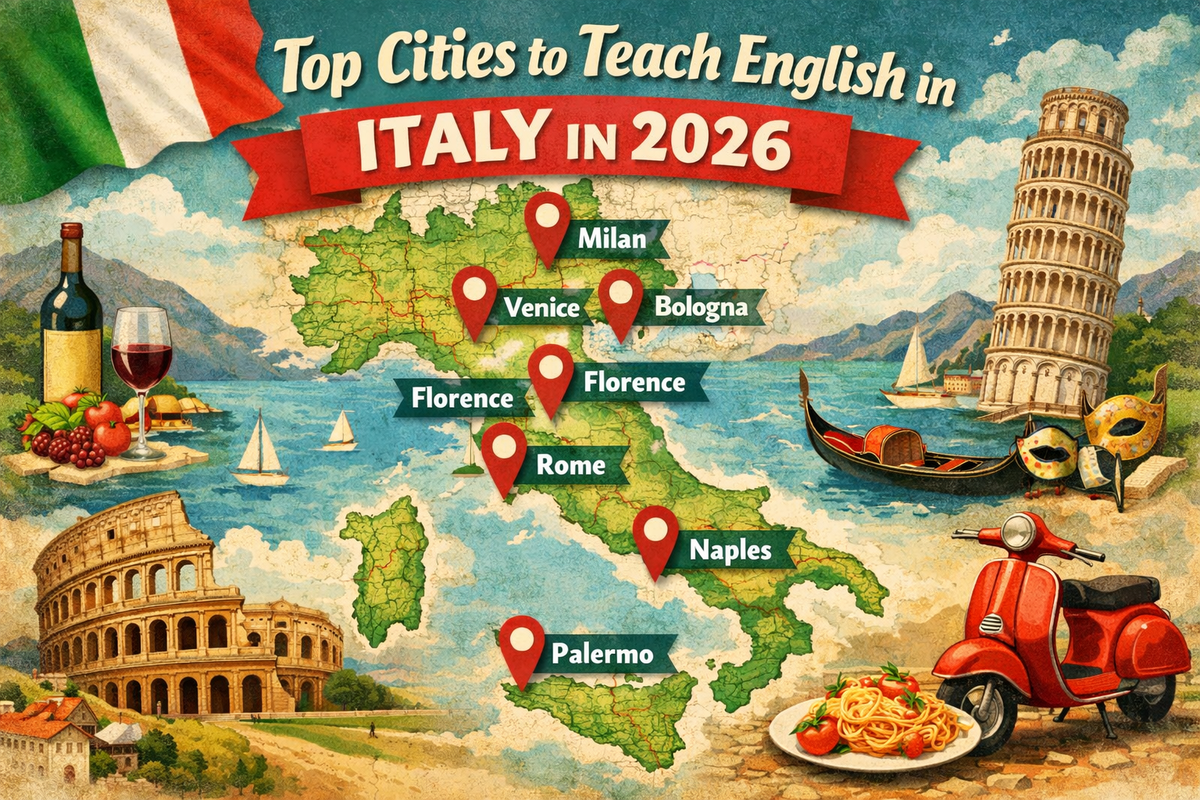 Italy's top Cities To Teach English in This Year