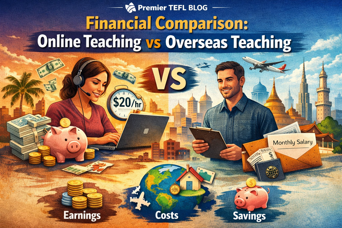 Financial Comparison: Online Teaching vs Overseas Teaching