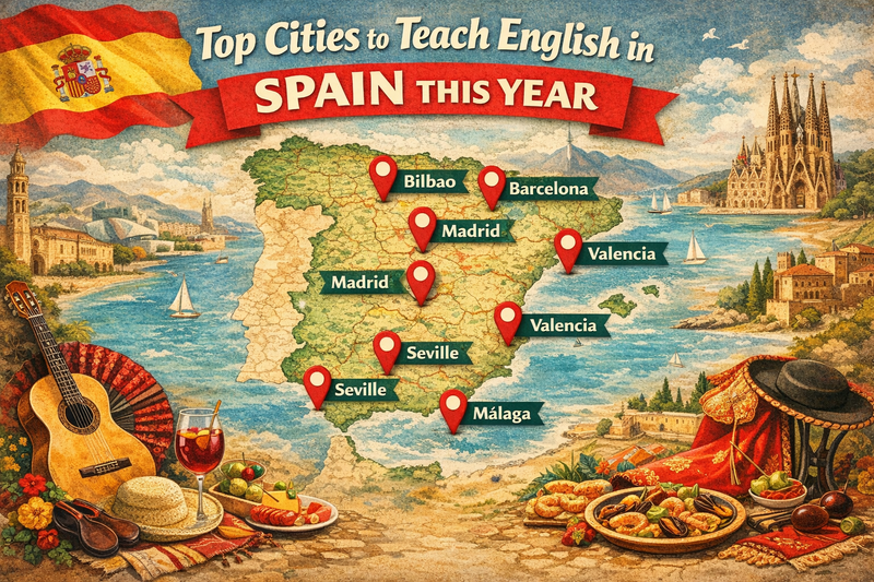 Where to Work as an English Teacher in Spain in 2026