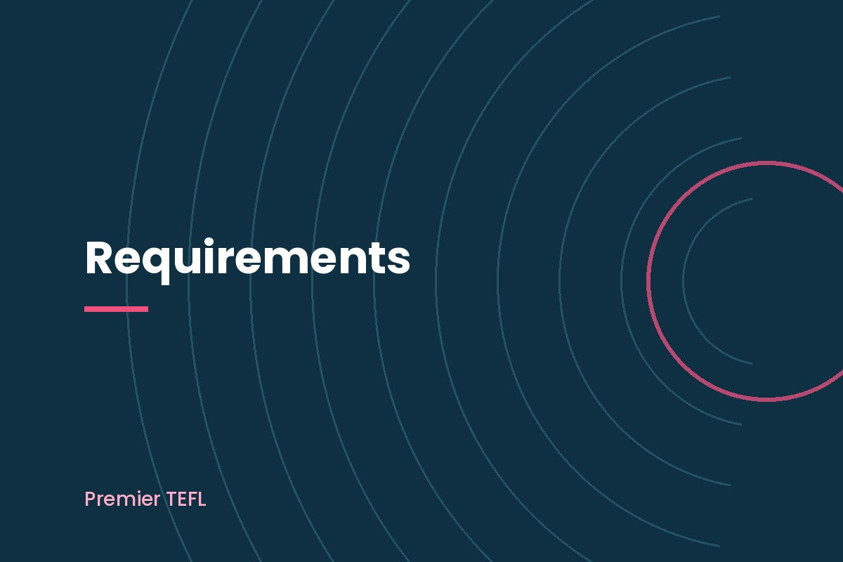 What qualifications do I need to take a TEFL course?