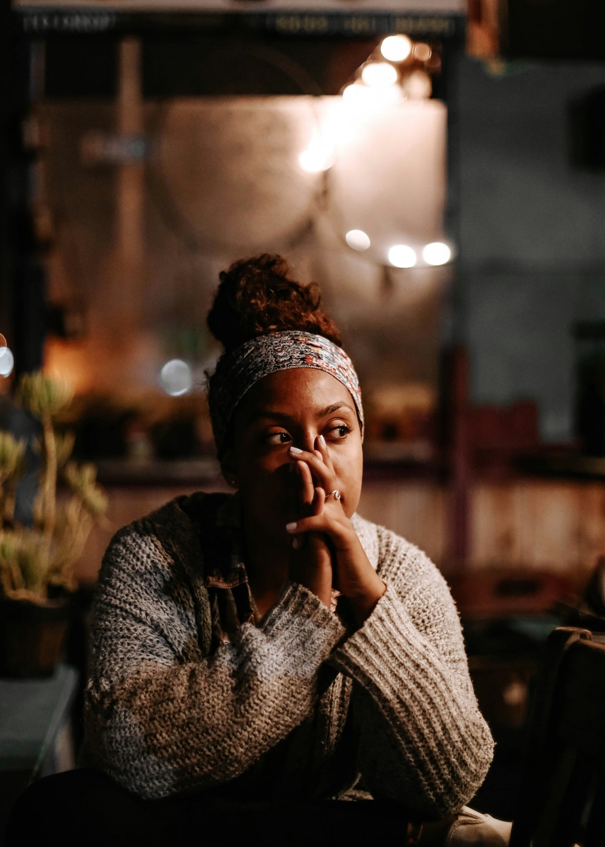 Woman thinking 
