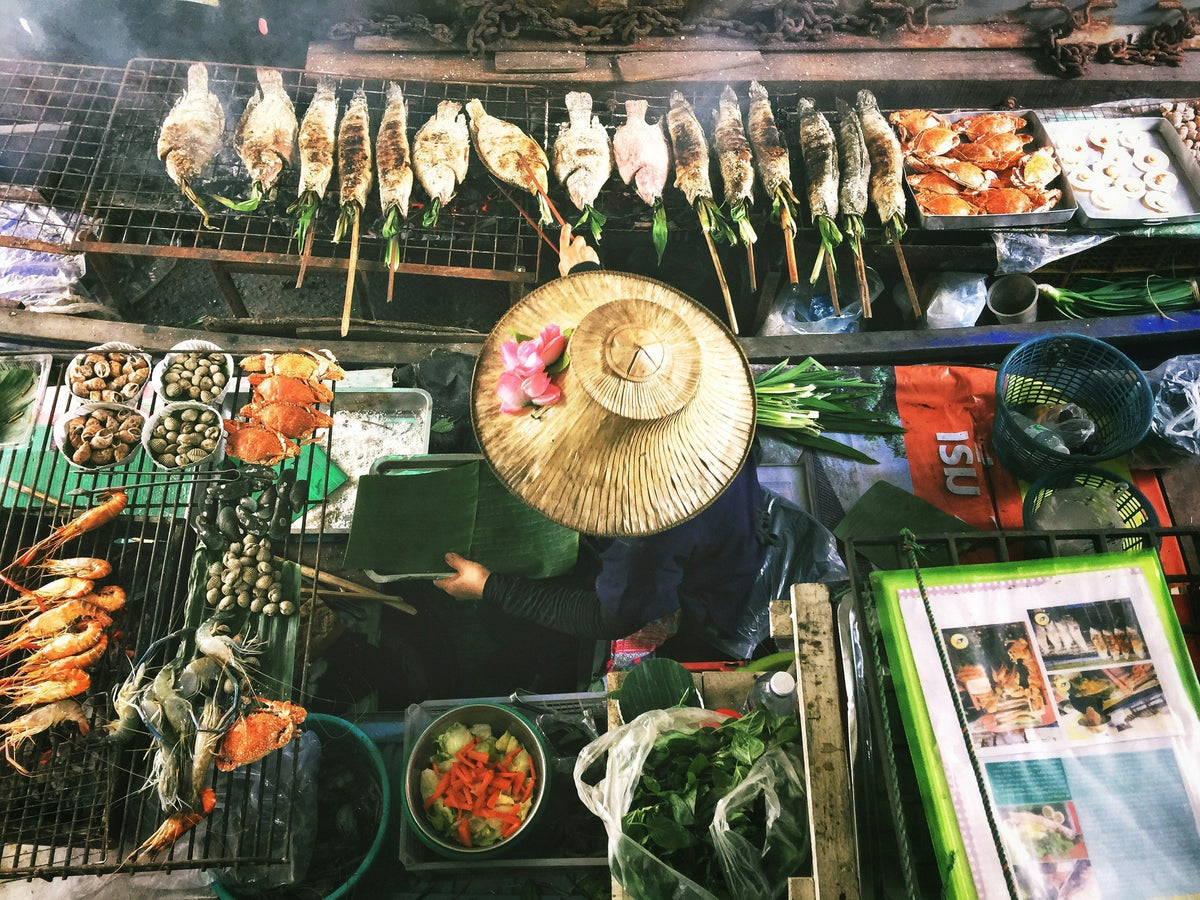 Image of Thai Lady in Boat
