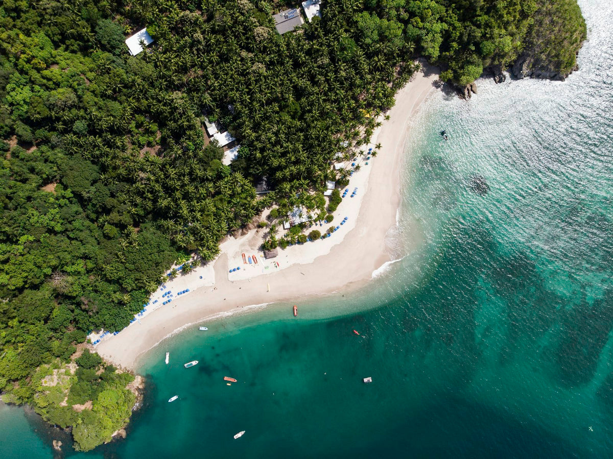 Tropical Costa Rica beach and coastline, a popular base for TEFL teachers