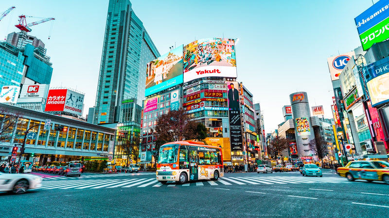 Tokyo street scene for new TEFL teachers comparing online teaching with moving to Japan