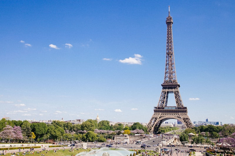 Eiffel Tower and Paris skyline representing the TAPIF teaching assistant program in France