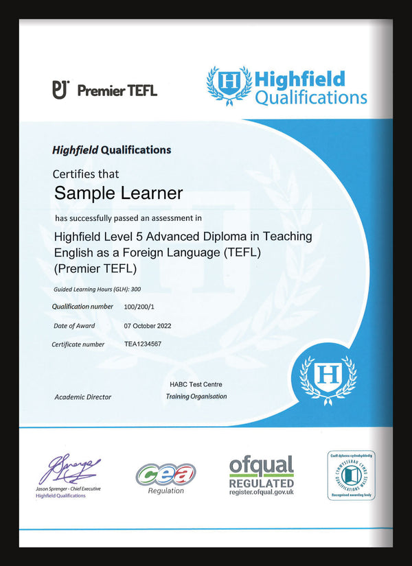 Level 5 Ofqual Advanced Diploma Hard Copy