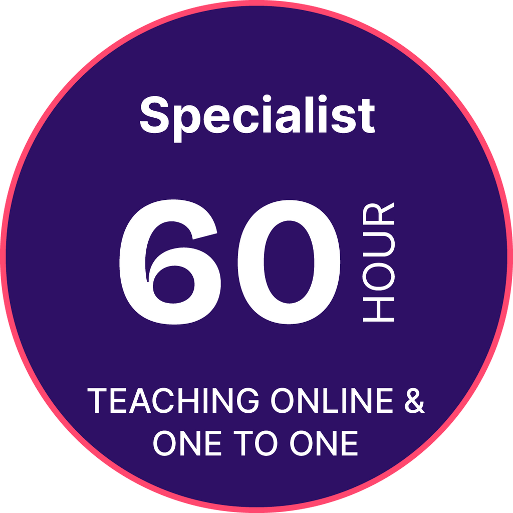 60-Hour Level 5 Teaching English Online & One-to-One – Regulatory ref: 610/0749/3 – 6 Months Study Time