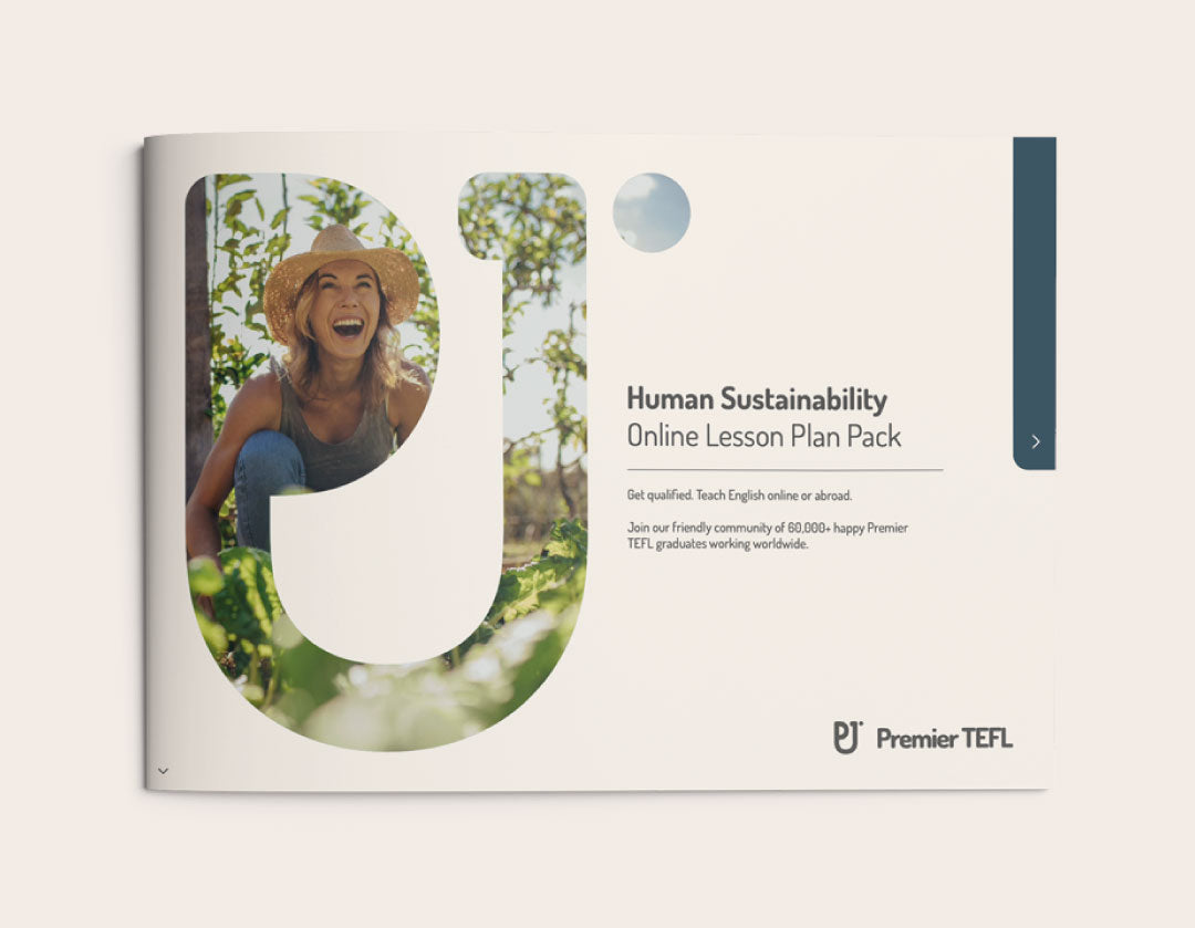 Teach Sustainability Online Lesson Pack - 48 Page PDF