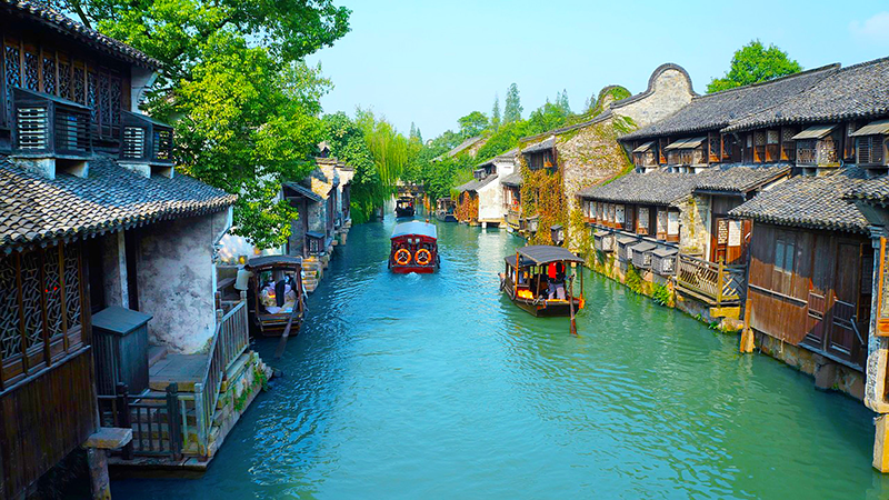 Canal in China.
