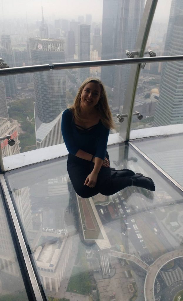 Nikki in Shanghai Tower