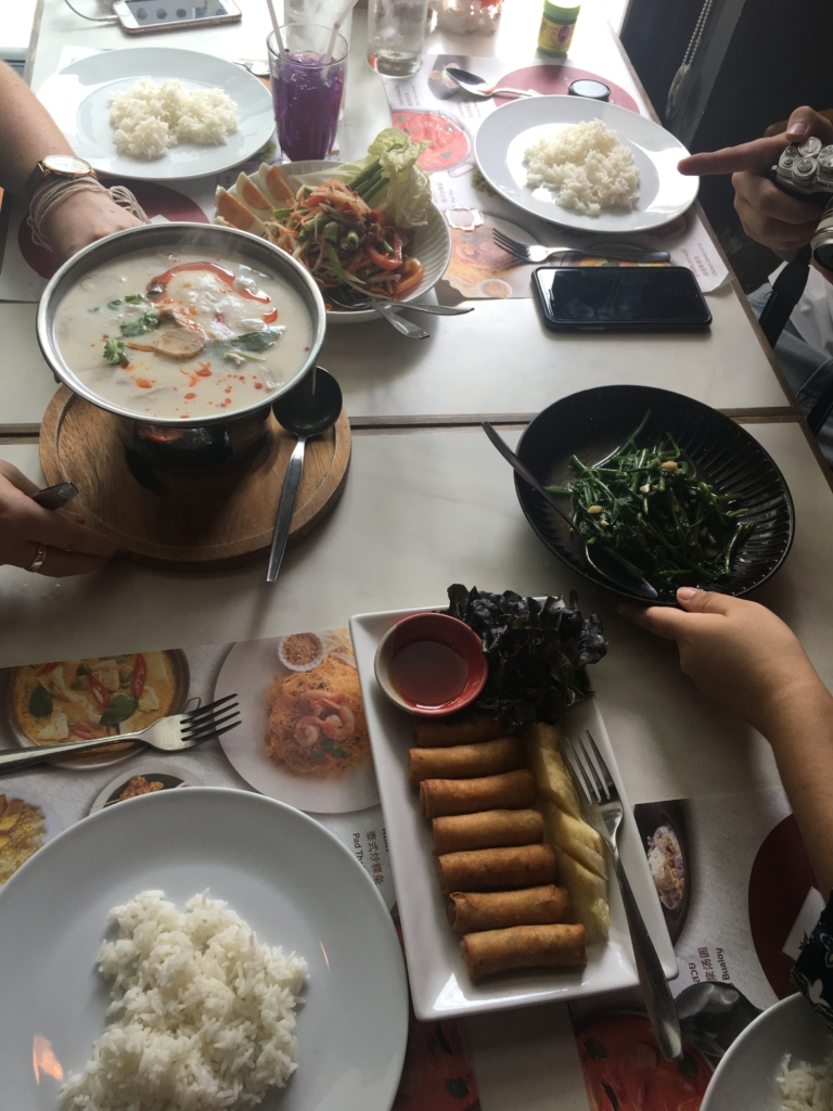 Traditional Thai food. 