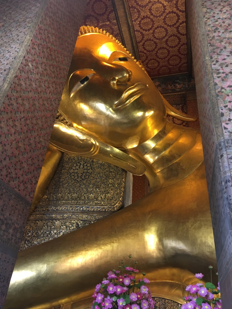 Thai historical golden statue.