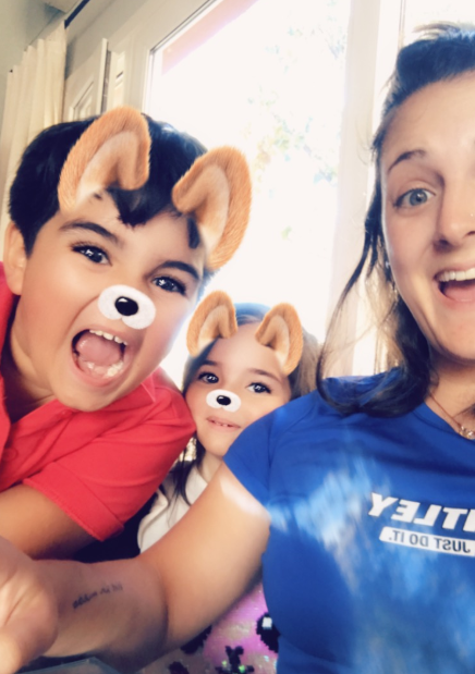 Brandi taking a selfie with one of her students. - Teaching English in Argentina