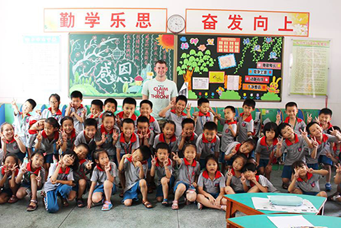 TEFL teacher and chinese students
