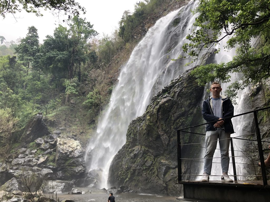 Michael Hayton at Klong waterfall